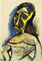 Femme tude nue 1907 cubiste Pablo Picasso